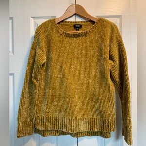Jones New York Mustard Yellow Gold Chenille Sweater XS